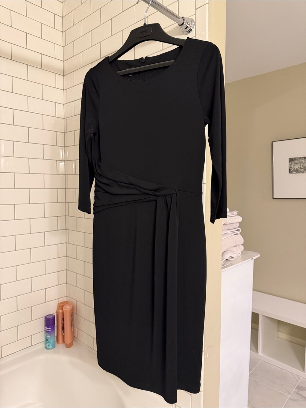 Talbots Classic Black Long Sleeve Dress - Picture 4 of 4